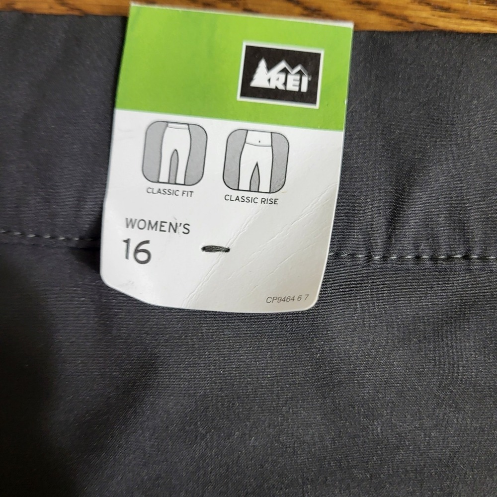 REI Co-op Women's Cinq Terre Gray Hiking Pants Size 16 Outdoor Travel - Picture 7 of 14